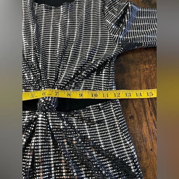 Zara metallic front twist mini dress - Picture 13 of 16